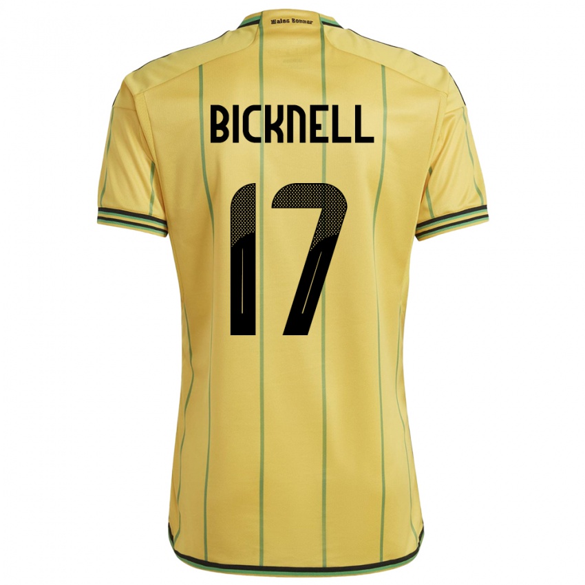 Criança Camisola Jamaica Alexander Bicknell #17 Amarelo Principal 24-26 Camisa
