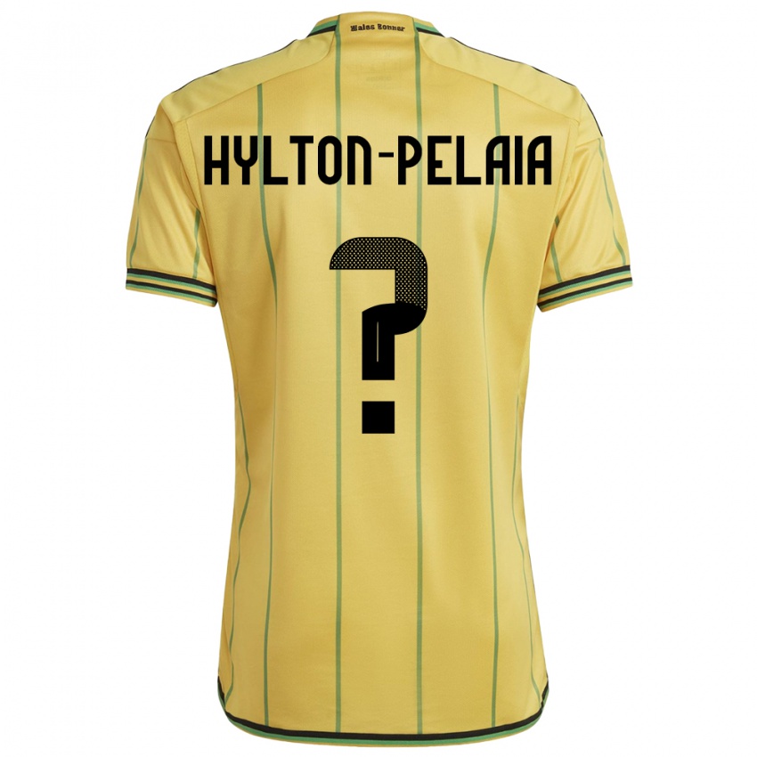 Criança Camisola Jamaica Jayda Hylton-Pelaia #0 Amarelo Principal 24-26 Camisa