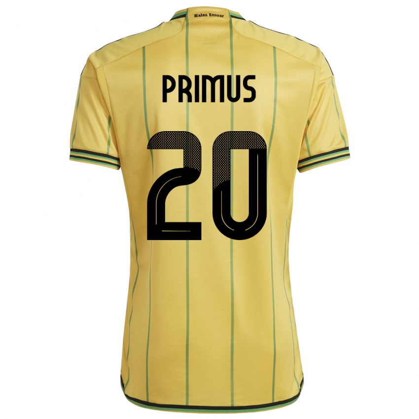 Criança Camisola Jamaica Atlanta Primus #20 Amarelo Principal 24-26 Camisa