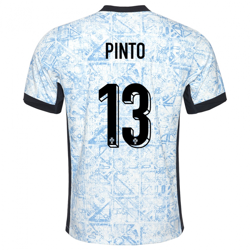 Criança Camisola Portugal Fatima Pinto #13 Azul Creme Alternativa 24-26 Camisa