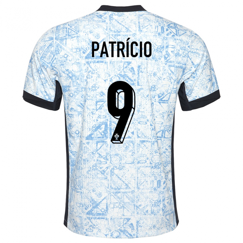 Criança Camisola Portugal Nuno Patricio #9 Azul Creme Alternativa 24-26 Camisa