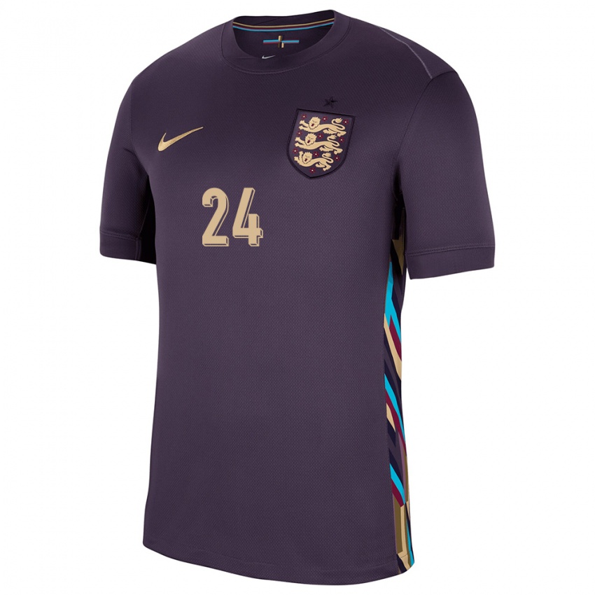 Criança Camisola Inglaterra Cole Palmer #24 Passa Escura Alternativa 24-26 Camisa