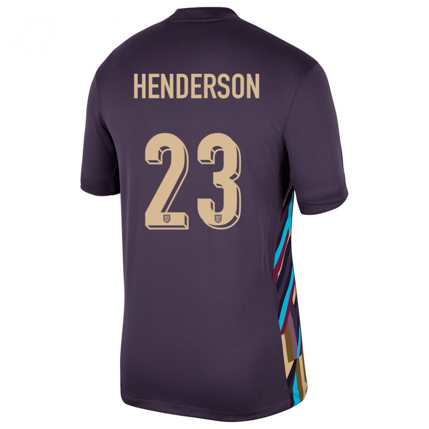 Criança Camisola Inglaterra Dean Henderson #23 Passa Escura Alternativa 24-26 Camisa