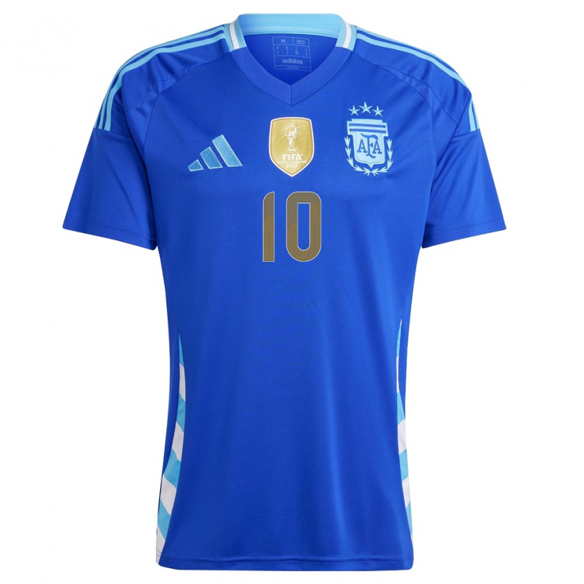 Criança Camisola Argentina Tiago Geralnik #10 Azul Alternativa 24-26 Camisa