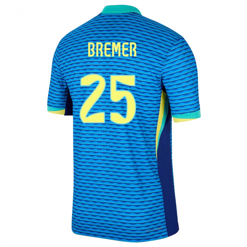 Criança Camisola Brasil Bremer #25 Azul Alternativa 24-26 Camisa