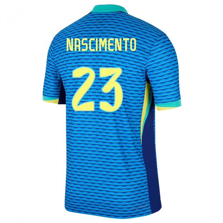 Criança Camisola Brasil Matheus Nascimento #23 Azul Alternativa 24-26 Camisa