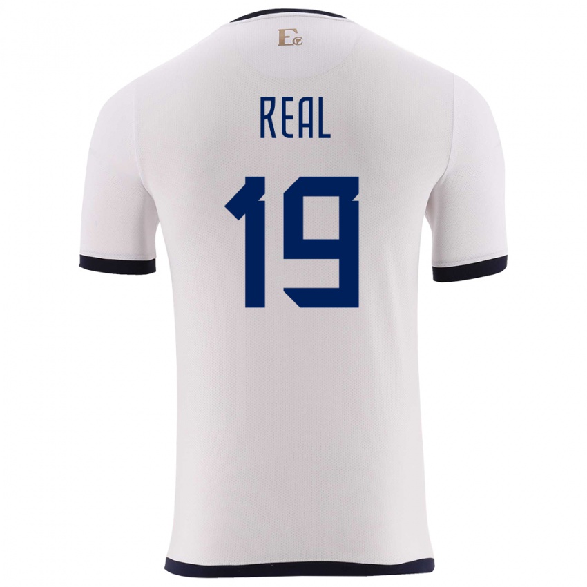 Criança Camisola Equador Kerlly Real #19 Branco Alternativa 24-26 Camisa