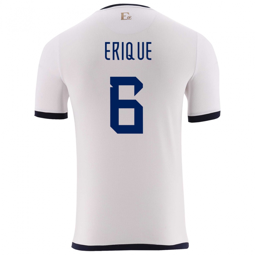 Criança Camisola Equador Yeltzin Erique #6 Branco Alternativa 24-26 Camisa