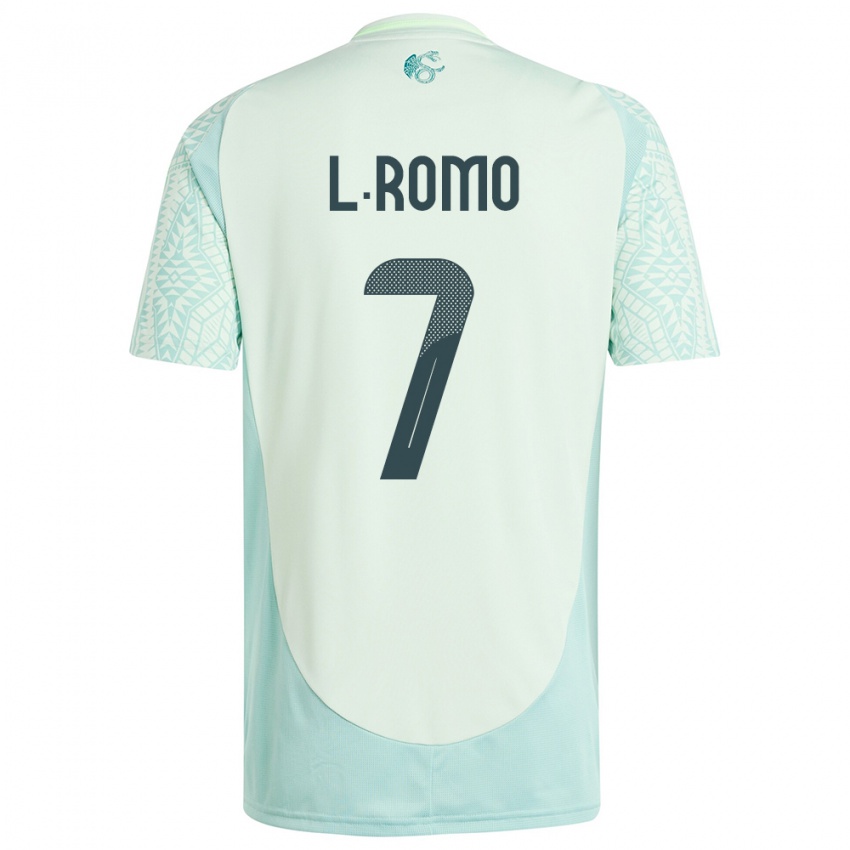 Criança Camisola México Luis Romo #7 Linho Verde Alternativa 24-26 Camisa