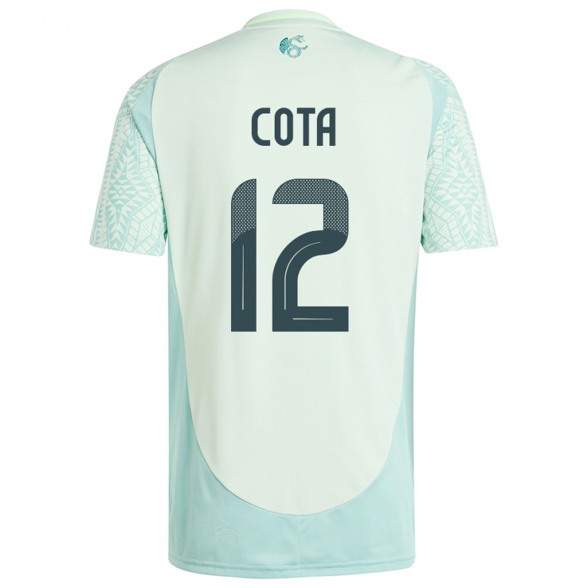 Criança Camisola México Rodolfo Cota #12 Linho Verde Alternativa 24-26 Camisa