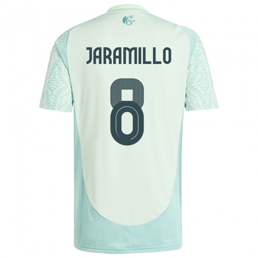 Criança Camisola México Carolina Jaramillo #8 Linho Verde Alternativa 24-26 Camisa