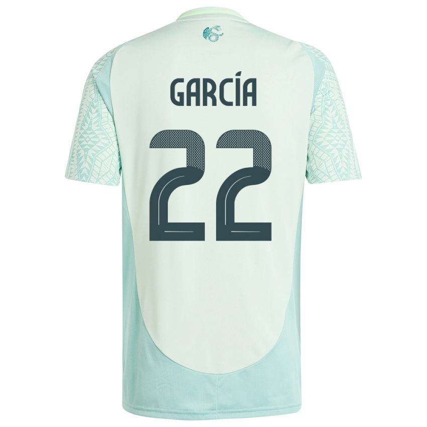 Criança Camisola México Diana Garcia #22 Linho Verde Alternativa 24-26 Camisa