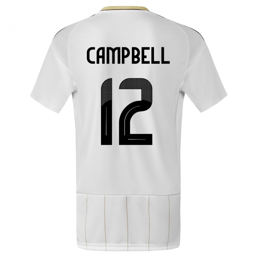 Criança Camisola Costa Rica Joel Campbell #12 Branco Alternativa 24-26 Camisa