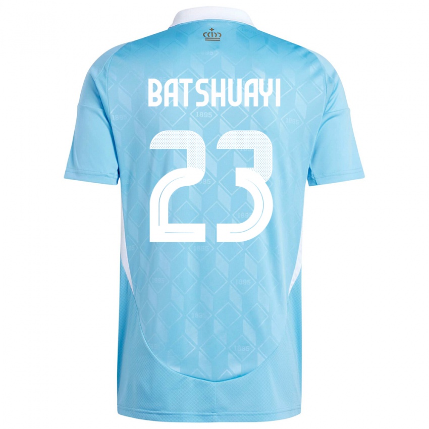 Criança Camisola Bélgica Michy Batshuayi #23 Azul Alternativa 24-26 Camisa