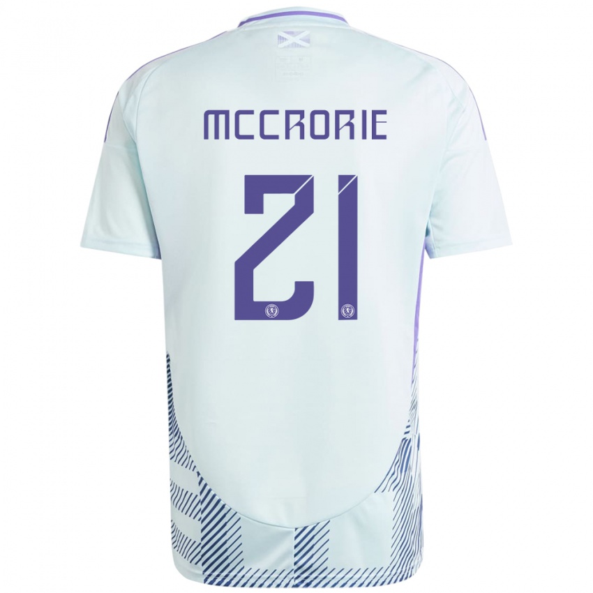 Criança Camisola Escócia Robby Mccrorie #21 Azul Menta Claro Alternativa 24-26 Camisa