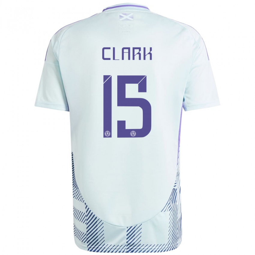 Criança Camisola Escócia Jenna Clark #15 Azul Menta Claro Alternativa 24-26 Camisa