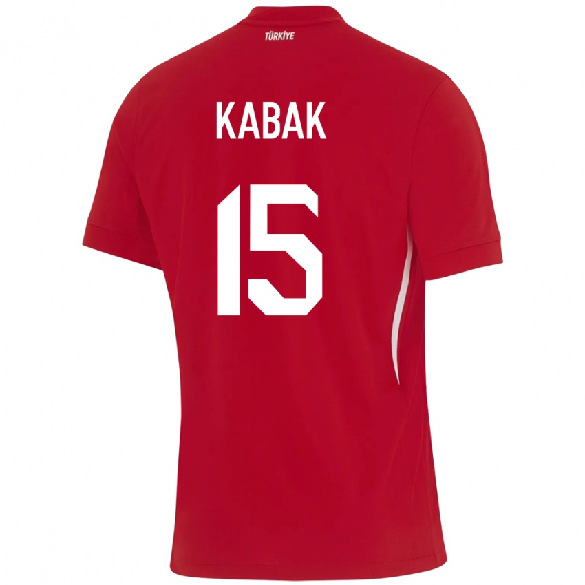 Criança Camisola Turquia Ozan Kabak #15 Vermelho Alternativa 24-26 Camisa