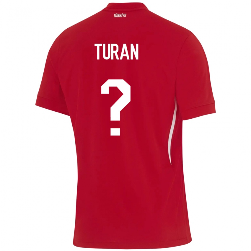 Criança Camisola Turquia Hasan Turan #0 Vermelho Alternativa 24-26 Camisa