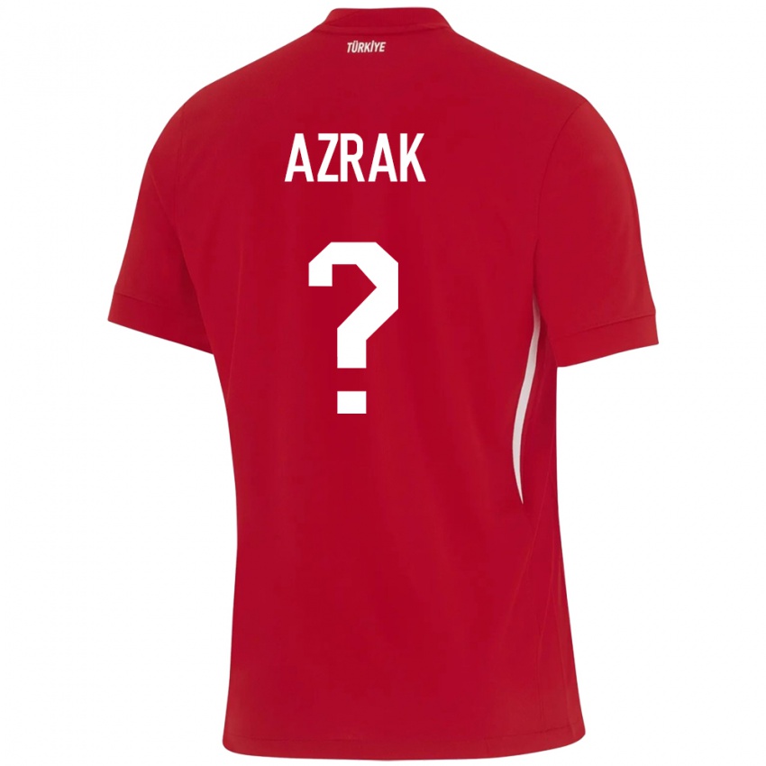 Criança Camisola Turquia Yunus Azrak #0 Vermelho Alternativa 24-26 Camisa