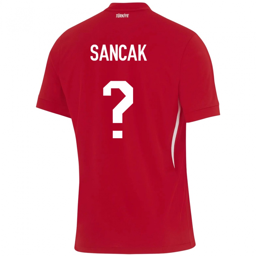 Criança Camisola Turquia Tolga Sancak #0 Vermelho Alternativa 24-26 Camisa