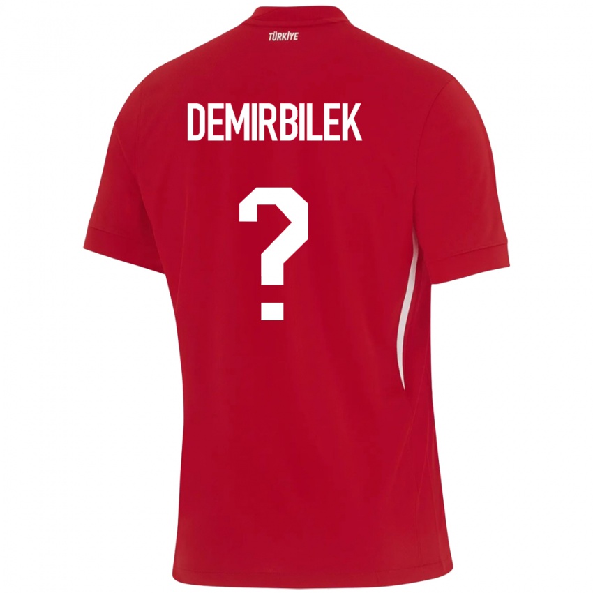 Criança Camisola Turquia Ali Demirbilek #0 Vermelho Alternativa 24-26 Camisa