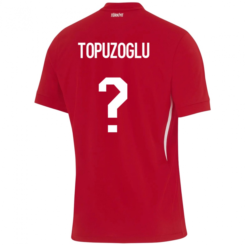 Criança Camisola Turquia Berna Topuzoğlu #0 Vermelho Alternativa 24-26 Camisa