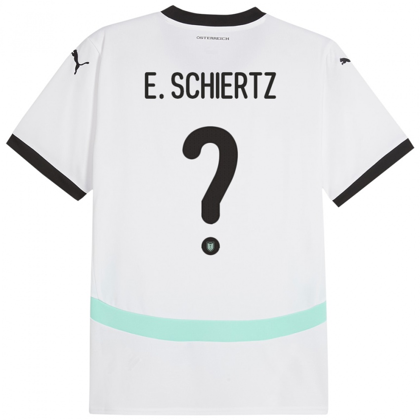 Criança Camisola Áustria Emilio Schiertz #0 Branco Alternativa 24-26 Camisa