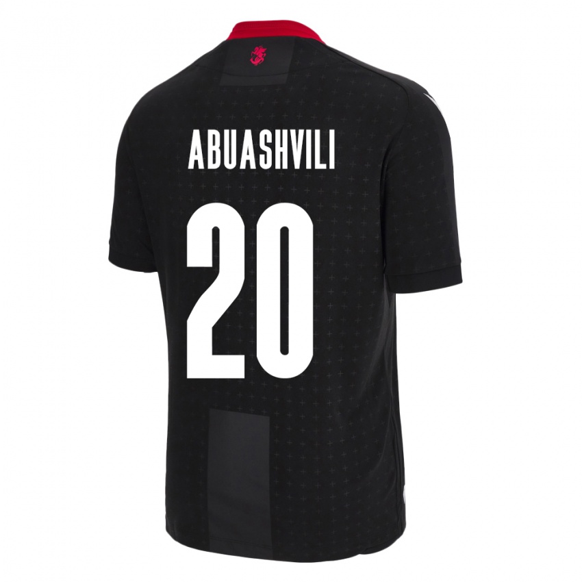 Criança Camisola Geórgia Giorgi Abuashvili #20 Preto Alternativa 24-26 Camisa