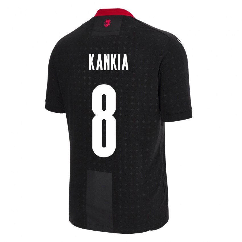 Criança Camisola Geórgia Lizzie Kankia #8 Preto Alternativa 24-26 Camisa