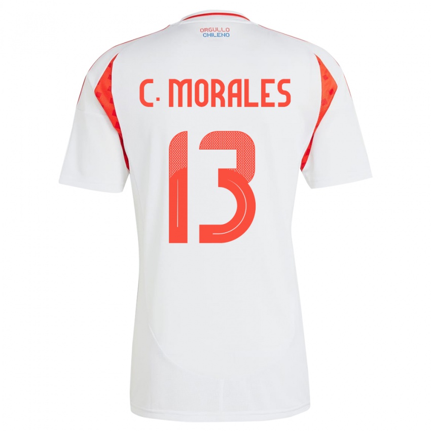 Criança Camisola Chile Cristián Morales #13 Branco Alternativa 24-26 Camisa