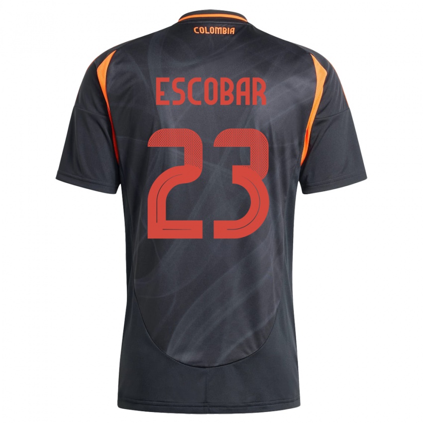 Criança Camisola Colômbia Josen Escobar #23 Preto Alternativa 24-26 Camisa