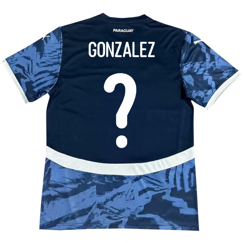 Criança Camisola Paraguai Antonio González #0 Azul Alternativa 24-26 Camisa