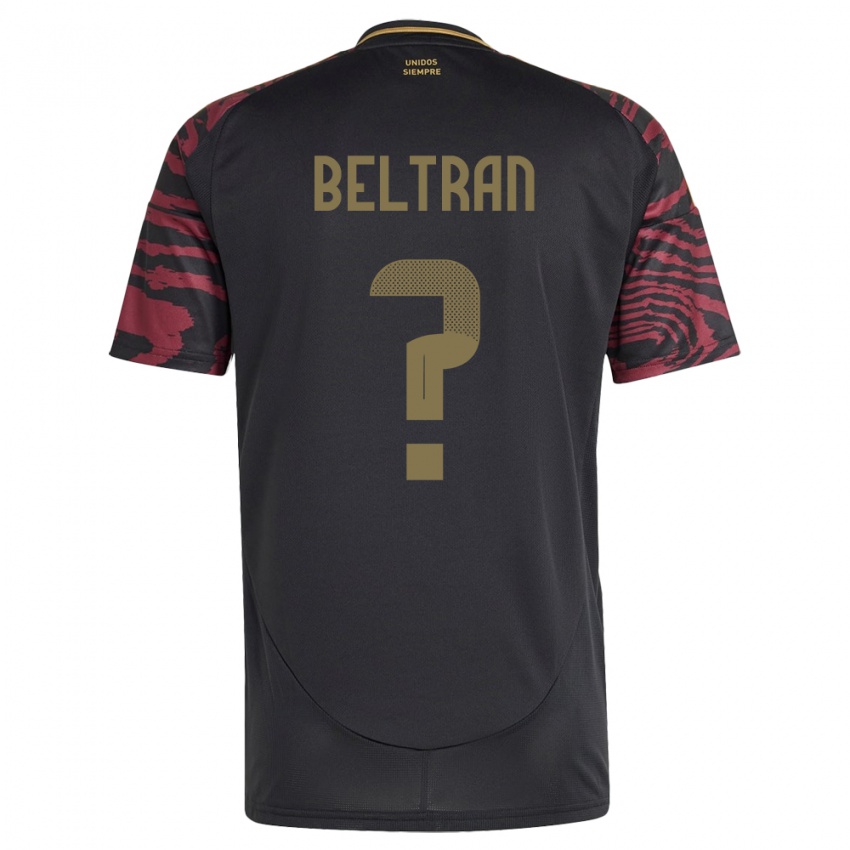 Criança Camisola Peru Adrián Beltrán #0 Preto Alternativa 24-26 Camisa