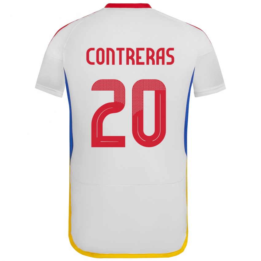 Criança Camisola Venezuela Anderson Contreras #20 Branco Alternativa 24-26 Camisa