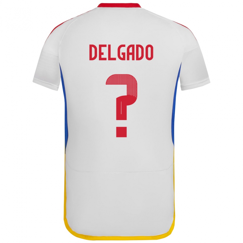 Criança Camisola Venezuela Álex Delgado #0 Branco Alternativa 24-26 Camisa