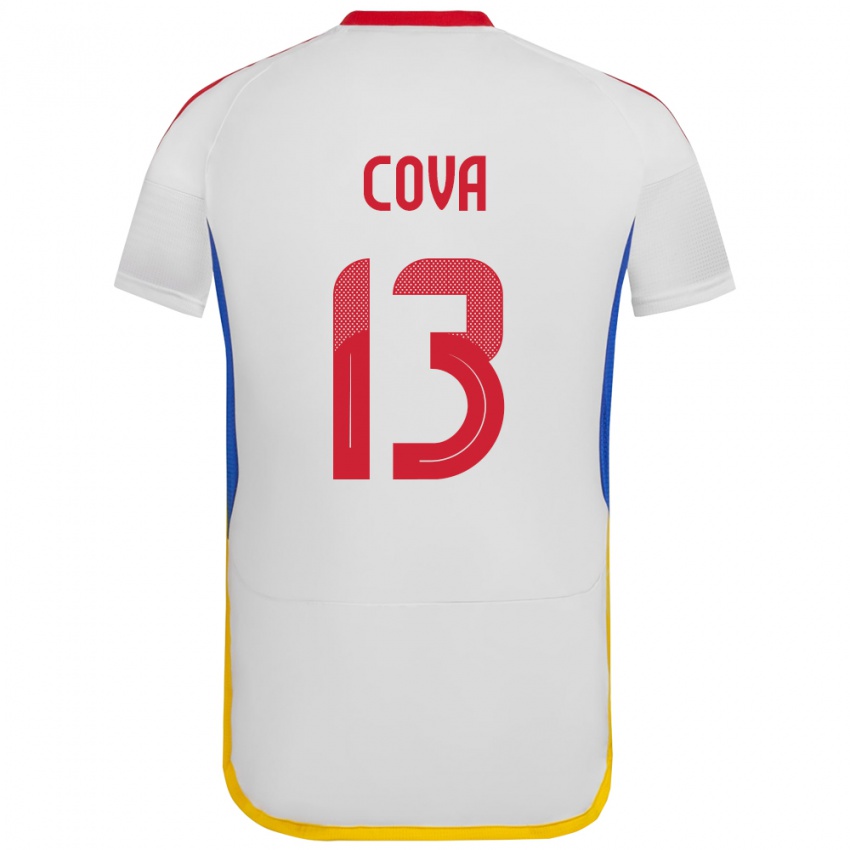 Criança Camisola Venezuela Alejandro Cova #13 Branco Alternativa 24-26 Camisa