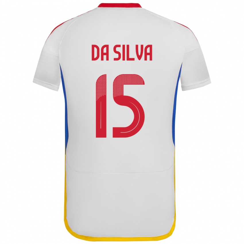 Criança Camisola Venezuela Cesar Da Silva #15 Branco Alternativa 24-26 Camisa