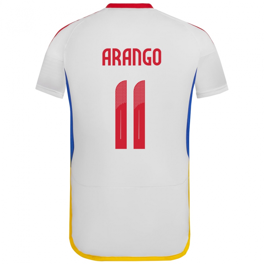 Criança Camisola Venezuela Juan Arango #11 Branco Alternativa 24-26 Camisa