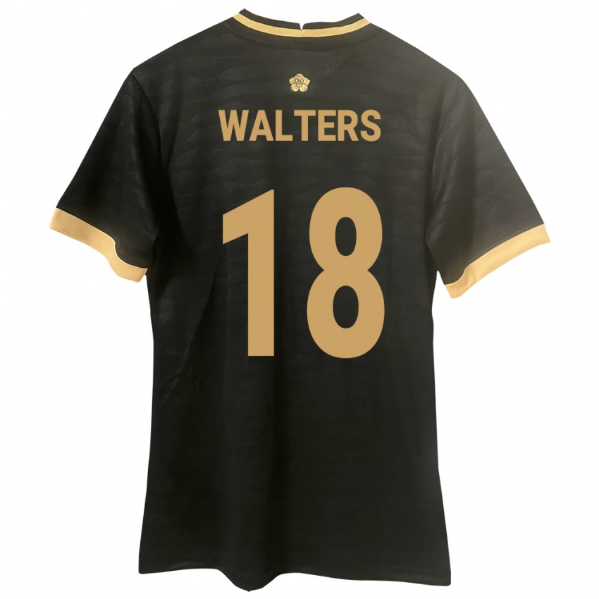 Criança Camisola Panamá Kairo Walters #18 Preto Alternativa 24-26 Camisa