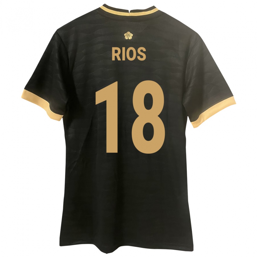 Criança Camisola Panamá Héctor Ríos #18 Preto Alternativa 24-26 Camisa