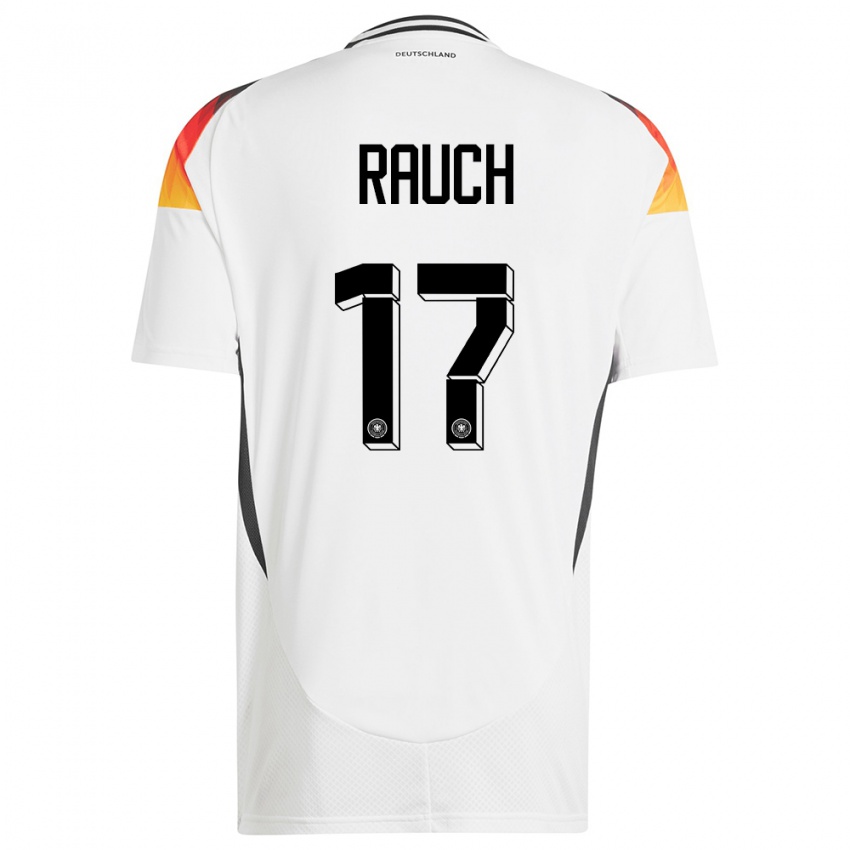 Homem Camisola Alemanha Felicitas Rauch #17 Branco Principal 24-26 Camisa