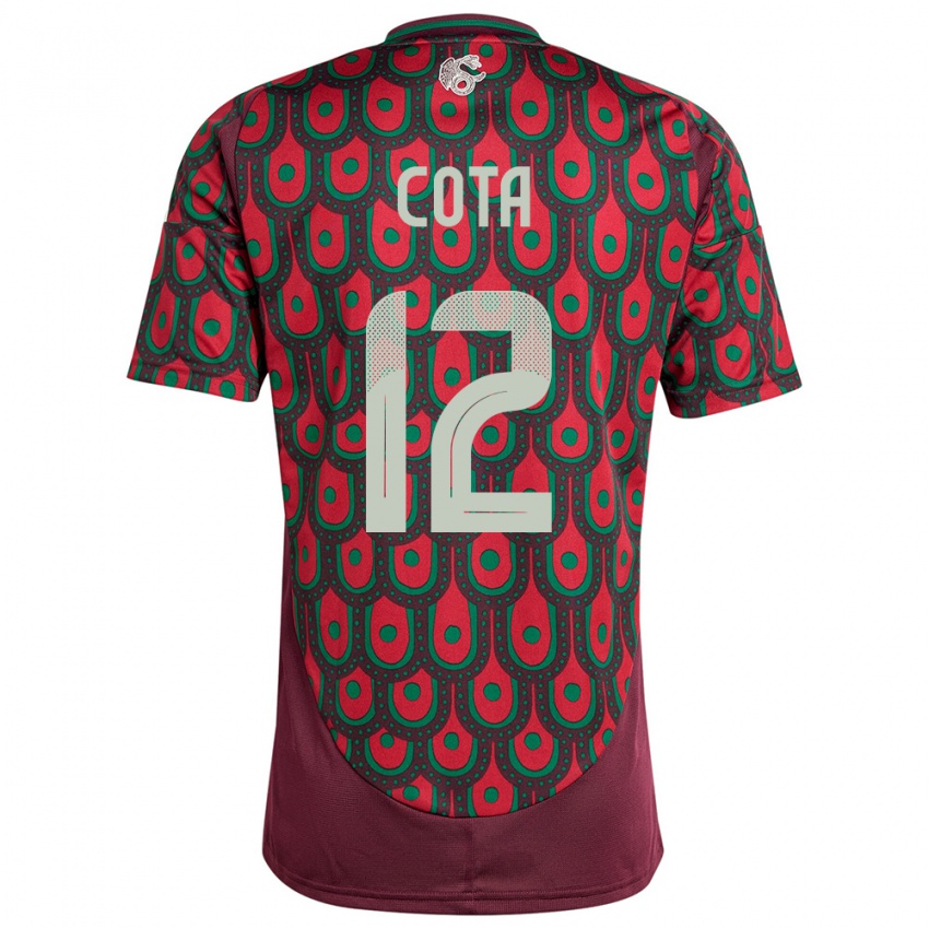 Homem Camisola México Rodolfo Cota #12 Marrom Principal 24-26 Camisa