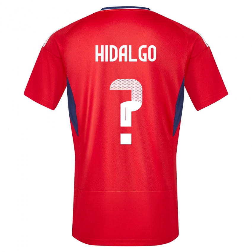 Homem Camisola Costa Rica Pablo Hidalgo #0 Vermelho Principal 24-26 Camisa