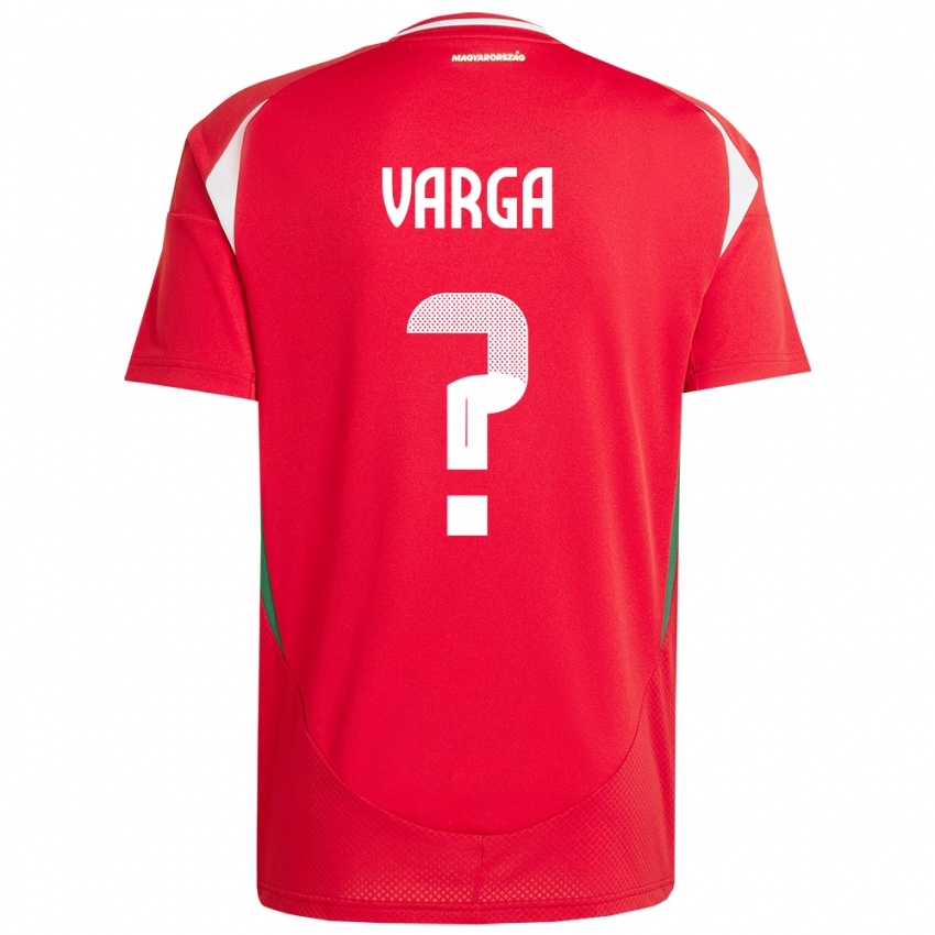 Homem Camisola Hungria Zétény Varga #0 Vermelho Principal 24-26 Camisa