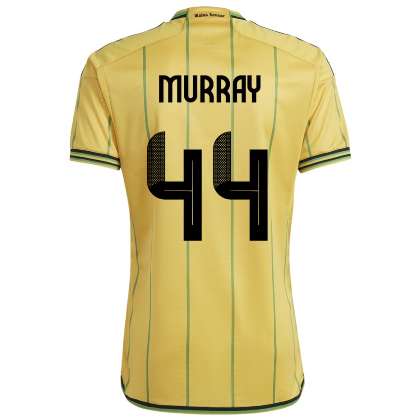 Homem Camisola Jamaica Satara Murray #44 Amarelo Principal 24-26 Camisa