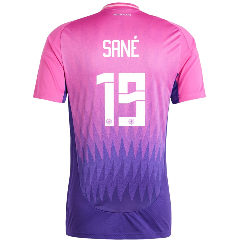 Homem Camisola Alemanha Leroy Sane #19 Rosa Roxo Alternativa 24-26 Camisa