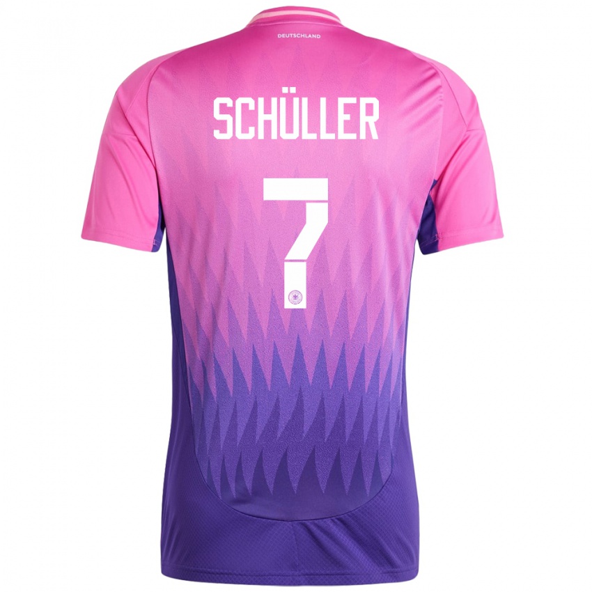 Homem Camisola Alemanha Lea Schuller #7 Rosa Roxo Alternativa 24-26 Camisa