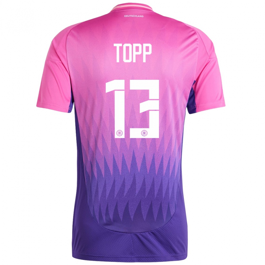 Homem Camisola Alemanha Keke Topp #13 Rosa Roxo Alternativa 24-26 Camisa