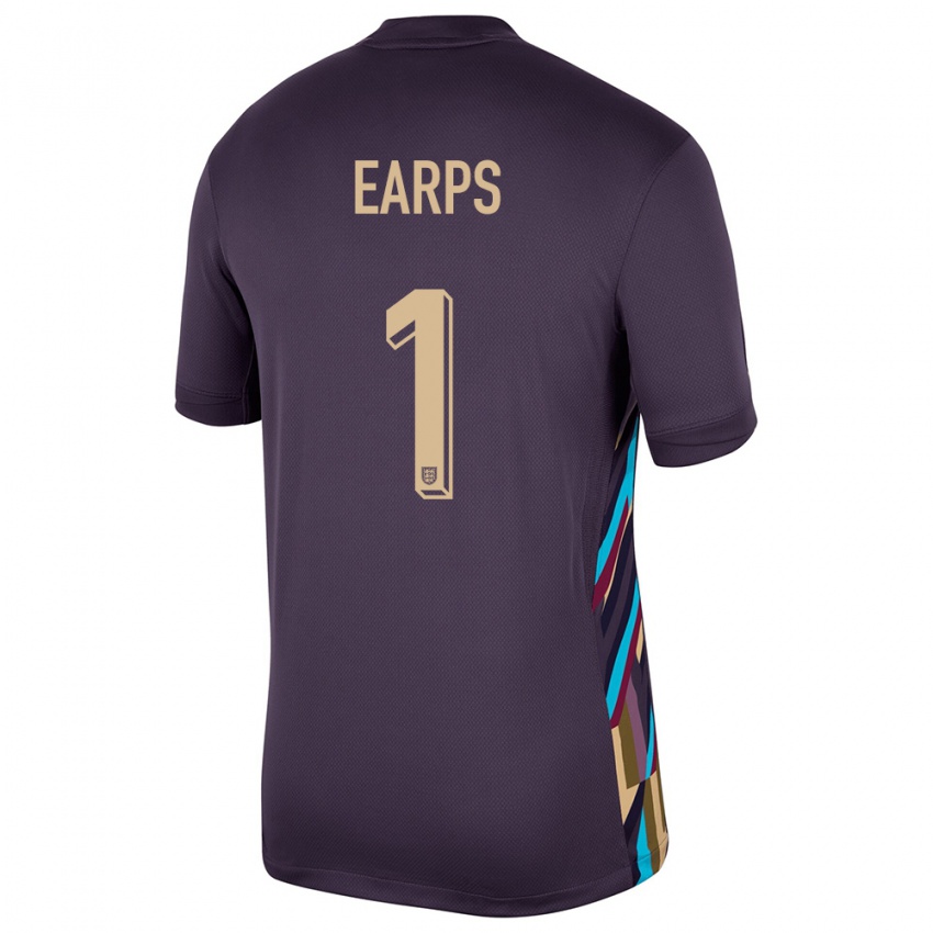 Homem Camisola Inglaterra Mary Earps #1 Passa Escura Alternativa 24-26 Camisa