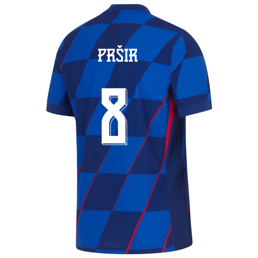 Homem Camisola Croácia Jurica Prsir #8 Azul Alternativa 24-26 Camisa